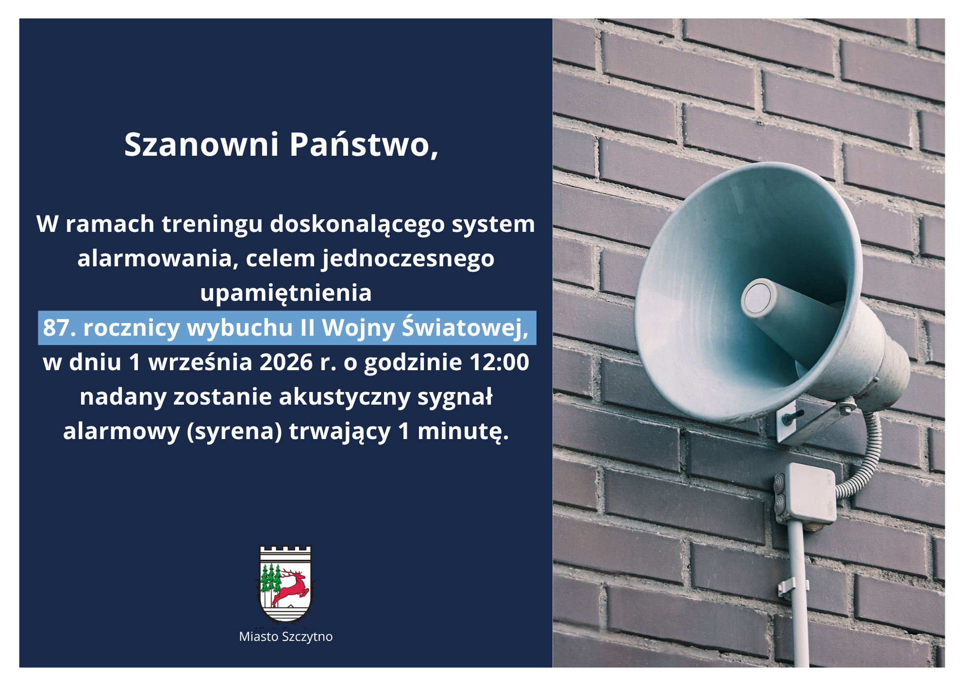 alarm informacja 